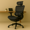Black With Foot Rest
