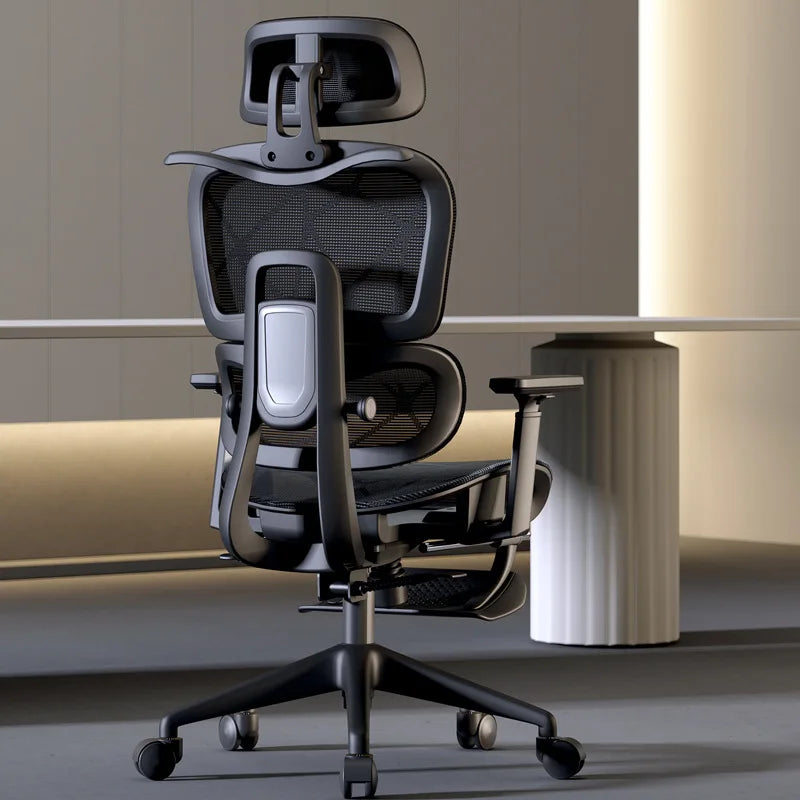 Black With Foot Rest