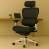 White With Foot Rest
