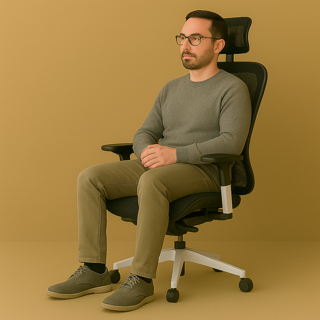 White Without Foot Rest