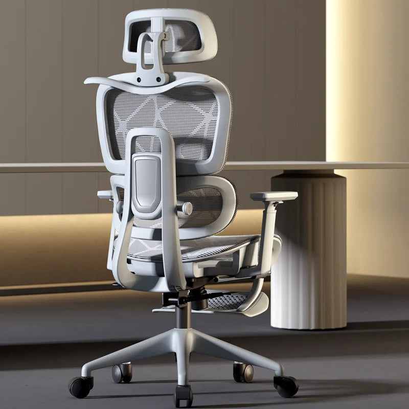 Grey With Foot Rest